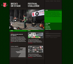 Homepage Becks on Stage