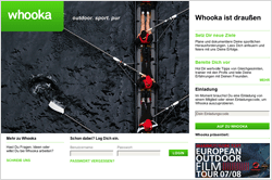 Homepage von Whooka